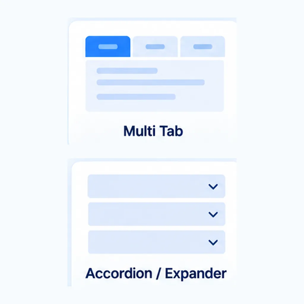 Website Content Components: Tabs and Accordion Website Content Components: Tabs and Accordion
